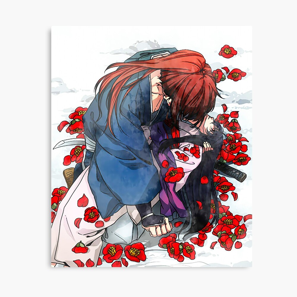 Rurouni Kenshin Romantic Himura And Kamiya Poster