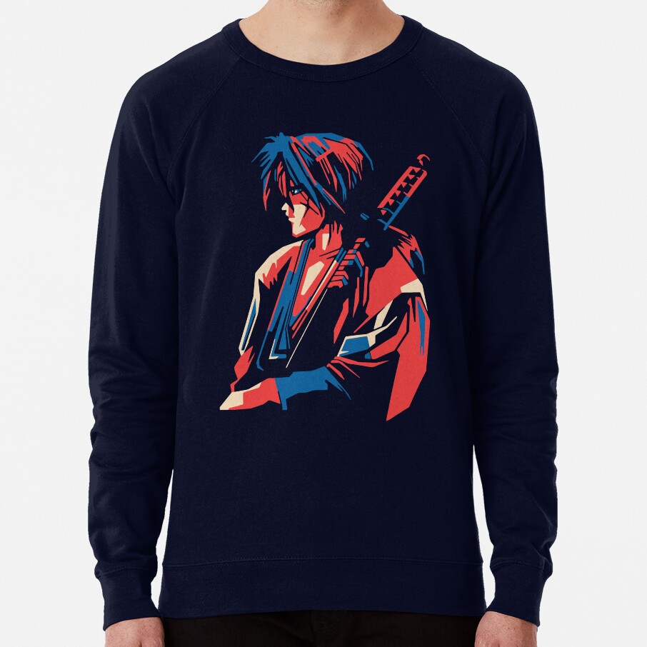 Rurouni Kenshin Retro Vintage Line Sweatshirt - Image 6
