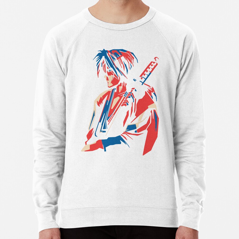 Rurouni Kenshin Retro Vintage Line Sweatshirt - Image 2