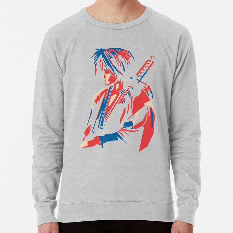 Rurouni Kenshin Retro Vintage Line Sweatshirt - Image 5