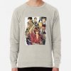 ssrcolightweight sweatshirtmensoatmeal heatherfrontsquare productx1000 bgf8f8f8 10 - Rurouni Kenshin Shop