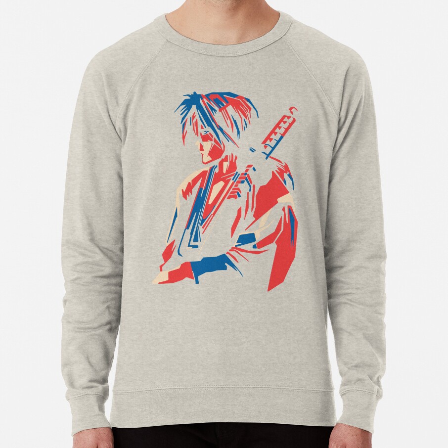 Rurouni Kenshin Retro Vintage Line Sweatshirt - Image 4