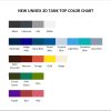 tank top color chart - Rurouni Kenshin Shop