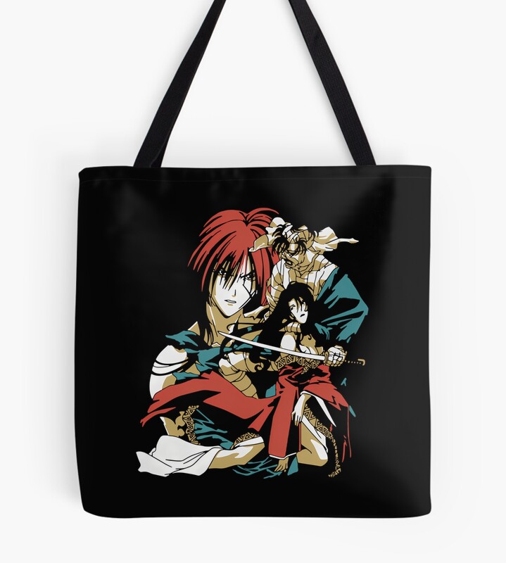 Rurouni Kenshin Shishio Hugging Komagata Tote Bag