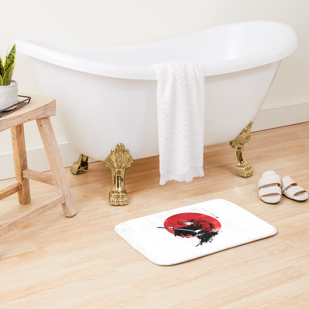 Red Sun Rurouni Bath Mat - Image 2