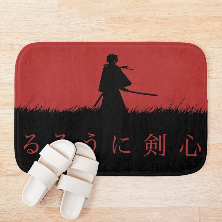 Rurouni Kenshin Red Sky Bath Mat - Image 3