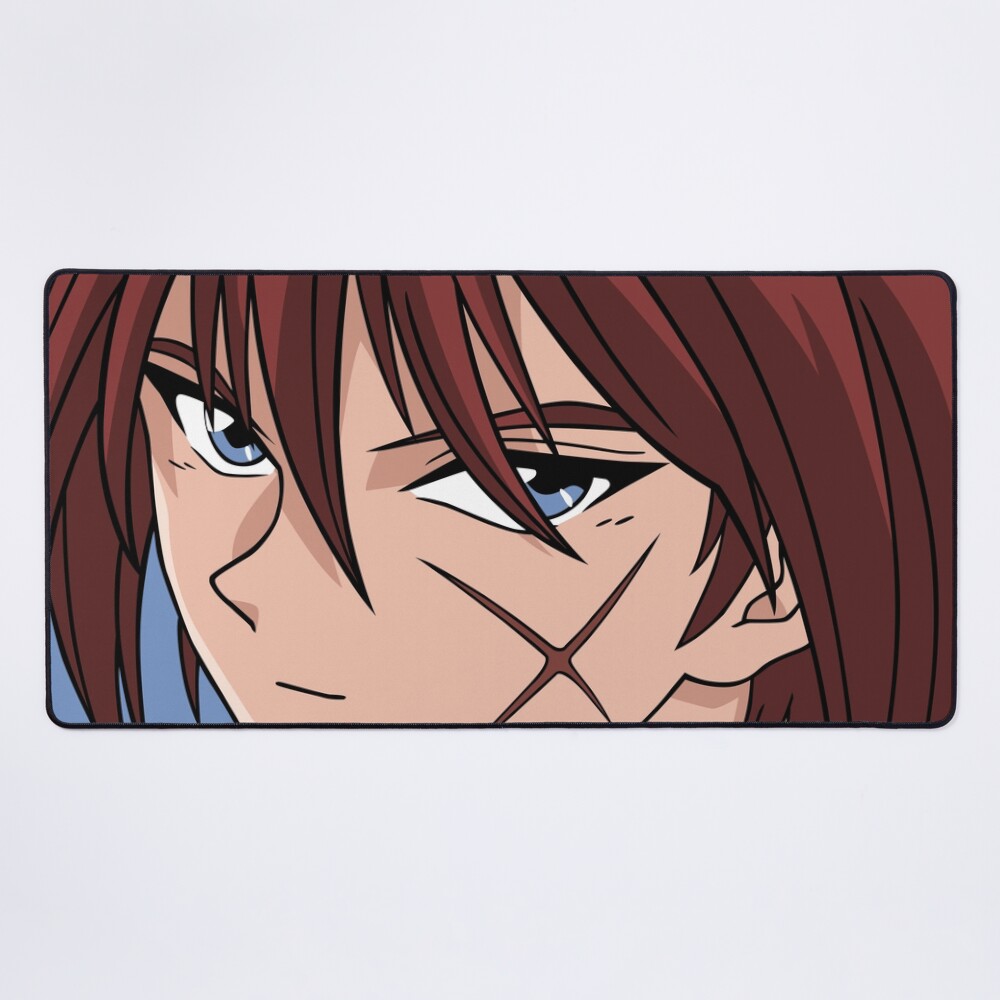 Rurouni Kenshin Face Looking Mouse Pad