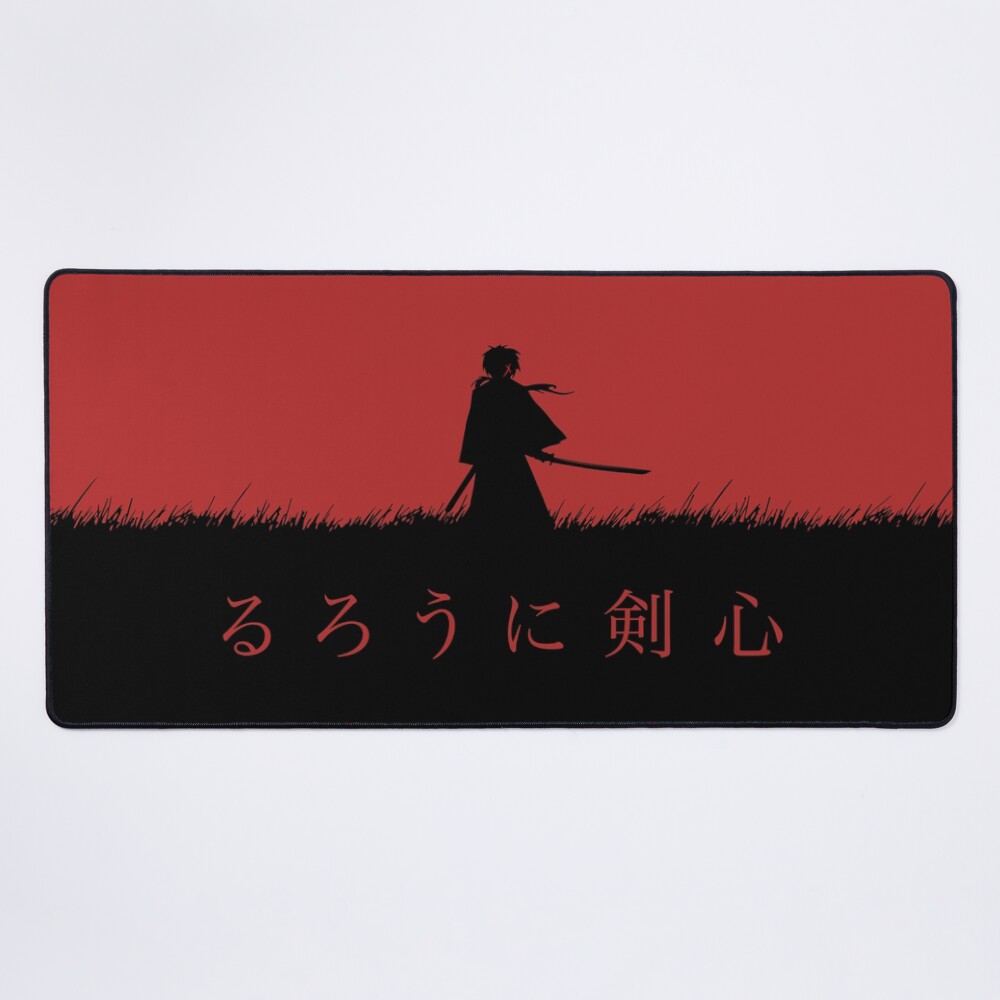 Rurouni Kenshin Himura In Red Mouse Pad